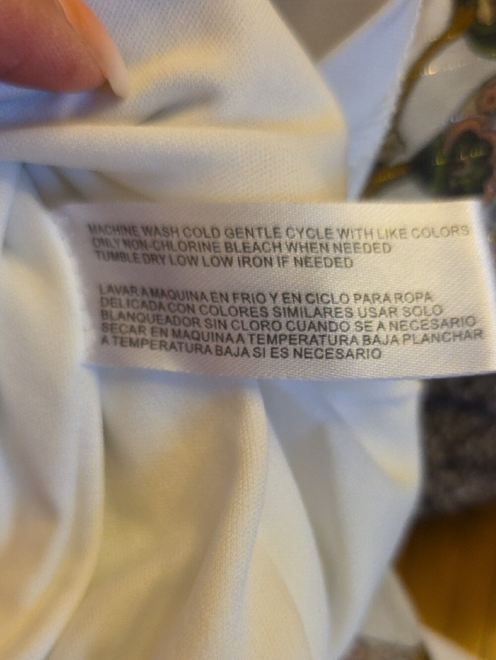 Madison Lilly Floral Casmir Lurex Detail Peasant Tunic-STITCH FIX - Picture 4 of 4